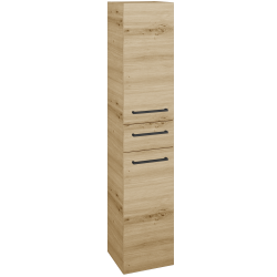 Dřevojas - Vysoká skříň DOS SVD2Z 35 - D22 Karamel / Úchytka T06 / D22 Karamel / Pravé (460136HP)