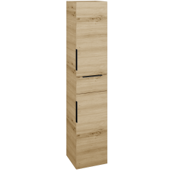 Dřevojas - Vysoká skříň DOS SVD2Z 35 - D22 Karamel / Úchytka T07 / D22 Karamel / Pravé (460136IP)