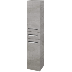 Dřevojas - Vysoká skříň DOS SVD2Z 35 - D27 Cognac / Úchytka T06 / D27 Cognac / Levé (460259H)