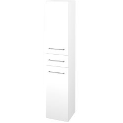 Dřevojas - Vysoká skříň DOS SVD2Z 35 - M01 Bílá mat / Úchytka T04 / M01 Bílá mat / Levé (209827E)