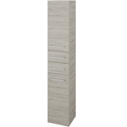 Dřevojas - Vysoká skříň DOS SVD2Z2 35 - D05 Oregon / Úchytka T04 / D05 Oregon / Levé (132187E)