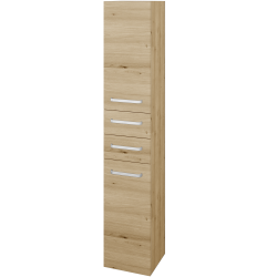 Dřevojas - Vysoká skříň DOS SVD2Z2 35 - D22 Karamel / Úchytka T01 / D22 Karamel / Levé (459758A)