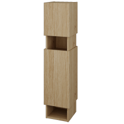 Dřevojas - Vysoká skříň INVENCE SVD2O 35 - A01 Dub (masiv) / A01 Dub (masiv) / Levé (250720)