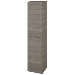 Dřevojas - Vysoká skříň s košem na prádlo DOS SVD2K 35 - D03 Cafe / Úchytka T05 / D03 Cafe / Pravé (210533FP)