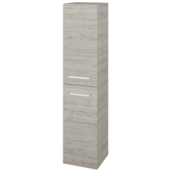 Dřevojas - Vysoká skříň s košem na prádlo DOS SVD2K 35 - D05 Oregon / Úchytka T01 / D05 Oregon / Pravé (210557AP)