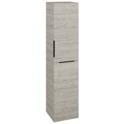 Dřevojas - Vysoká skříň s košem na prádlo DOS SVD2K 35 - D05 Oregon / Úchytka T07 / D05 Oregon / Pravé (210557IP)