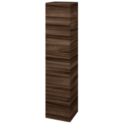 Dřevojas - Vysoká skříň s košem na prádlo DOS SVD2K 35 - D06 Ořech / Úchytka T05 / D06 Ořech / Levé (210564F)