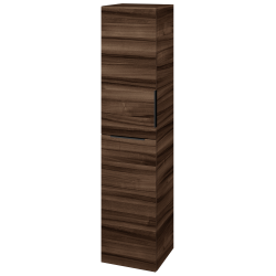 Dřevojas - Vysoká skříň s košem na prádlo DOS SVD2K 35 - D06 Ořech / Úchytka T07 / D06 Ořech / Levé (210564I)