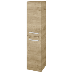 Dřevojas - Vysoká skříň s košem na prádlo DOS SVD2K 35 - D09 Arlington / Úchytka T01 / D09 Arlington / Pravé (210588AP)