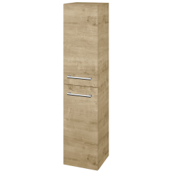 Dřevojas - Vysoká skříň s košem na prádlo DOS SVD2K 35 - D09 Arlington / Úchytka T03 / D09 Arlington / Pravé (210588CP)
