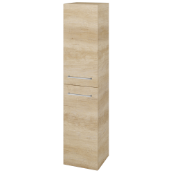 Dřevojas - Vysoká skříň s košem na prádlo DOS SVD2K 35 - D15 Nebraska / Úchytka T04 / D15 Nebraska / Pravé (210618EP)