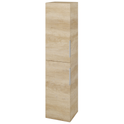 Dřevojas - Vysoká skříň s košem na prádlo DOS SVD2K 35 - D15 Nebraska / Úchytka T05 / D15 Nebraska / Levé (210618F)