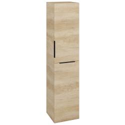 Dřevojas - Vysoká skříň s košem na prádlo DOS SVD2K 35 - D15 Nebraska / Úchytka T07 / D15 Nebraska / Pravé (210618IP)