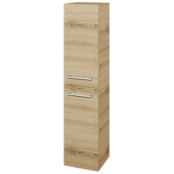 Dřevojas - Vysoká skříň s košem na prádlo DOS SVD2K 35 - D22 Karamel / Úchytka T03 / D22 Karamel / Levé (460112C)