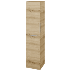 Dřevojas - Vysoká skříň s košem na prádlo DOS SVD2K 35 - D22 Karamel / Úchytka T05 / D22 Karamel / Levé (460112F)