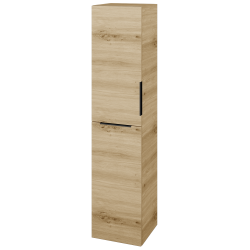 Dřevojas - Vysoká skříň s košem na prádlo DOS SVD2K 35 - D22 Karamel / Úchytka T07 / D22 Karamel / Levé (460112I)