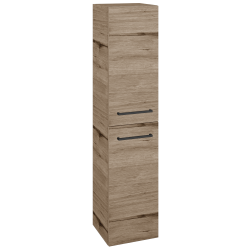 Dřevojas - Vysoká skříň s košem na prádlo DOS SVD2K 35 - D23 Herkules / Úchytka T06 / D23 Herkules / Pravé (460105HP)