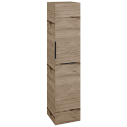 Dřevojas - Vysoká skříň s košem na prádlo DOS SVD2K 35 - D23 Herkules / Úchytka T07 / D23 Herkules / Pravé (460105IP)