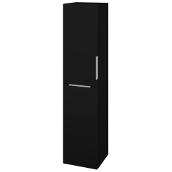 Dřevojas - Vysoká skříň s košem na prádlo DOS SVD2K 35 - M17 Černá mat / Úchytka T05 / M17 Černá mat / Levé (460037F)