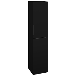 Dřevojas - Vysoká skříň s košem na prádlo DOS SVD2K 35 - M17 Černá mat / Úchytka T07 / M17 Černá mat / Pravé (460037IP)