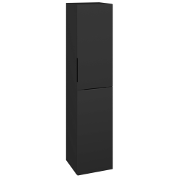 Dřevojas - Vysoká skříň s košem na prádlo DOS SVD2K 35 - N03 Graphite / Úchytka T07 / N03 Graphite / Pravé (210939IP)