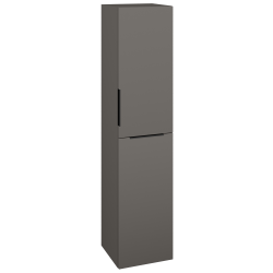 Dřevojas - Vysoká skříň s košem na prádlo DOS SVD2K 35 - N06 Lava / Úchytka T07 / N06 Lava / Pravé (210946IP)