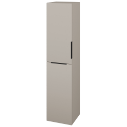 Dřevojas - Vysoká skříň s košem na prádlo DOS SVD2K 35 - N07 Stone / Úchytka T07 / N07 Stone / Levé (210953I)