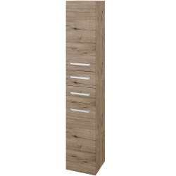 Dřevojas - Vysoká skříň s košem na prádlo DOS SVD2Z2K 35 - D23 Herkules / Úchytka T01 / D23 Herkules / Levé (459567A)