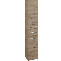 Dřevojas - Vysoká skříň s košem na prádlo DOS SVD2Z2K 35 - D23 Herkules / Úchytka T03 / D23 Herkules / Pravé (459567CP)