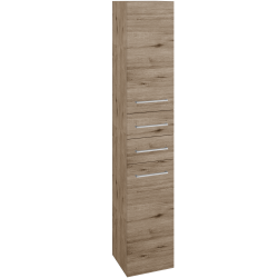 Dřevojas - Vysoká skříň s košem na prádlo DOS SVD2Z2K 35 - D23 Herkules / Úchytka T04 / D23 Herkules / Pravé (459567EP)