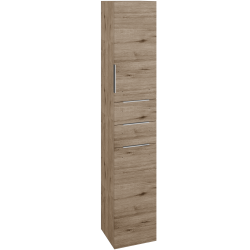 Dřevojas - Vysoká skříň s košem na prádlo DOS SVD2Z2K 35 - D23 Herkules / Úchytka T05 / D23 Herkules / Pravé (459567FP)