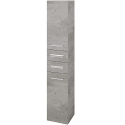 Dřevojas - Vysoká skříň s košem na prádlo DOS SVD2Z2K 35 - D26 Ontario / Úchytka T04 / D26 Ontario / Levé (459536E)