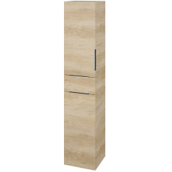 Dřevojas - Vysoká skříň s košem na prádlo DOS SVD2ZK 35 - D15 Nebraska / Úchytka T05 / D15 Nebraska / Levé (355791F)