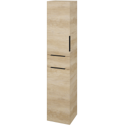Dřevojas - Vysoká skříň s košem na prádlo DOS SVD2ZK 35 - D15 Nebraska / Úchytka T07 / D15 Nebraska / Levé (355791I)