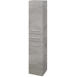 Dřevojas - Vysoká skříň s košem na prádlo DOS SVD2ZK 35 - D27 Cognac / Úchytka T03 / D27 Cognac / Levé (459888C)