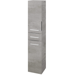 Dřevojas - Vysoká skříň s košem na prádlo DOS SVD2ZK 35 - D27 Cognac / Úchytka T05 / D27 Cognac / Levé (459888F)