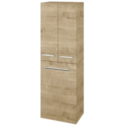 Dřevojas - Vysoká skříň s košem na prádlo DOS SVD3K 50 - D09 Arlington / Úchytka T03 / D09 Arlington (153625C)