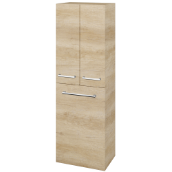 Dřevojas - Vysoká skříň s košem na prádlo DOS SVD3K 50 - D15 Nebraska / Úchytka T03 / D15 Nebraska (174361C)