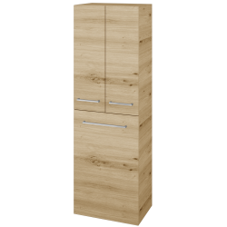 Dřevojas - Vysoká skříň s košem na prádlo DOS SVD3K 50 - D22 Karamel / Úchytka T04 / D22 Karamel (481230E)