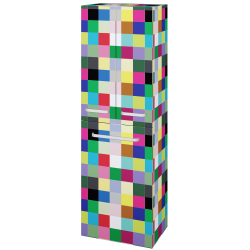 Dřevojas - Vysoká skříň s košem na prádlo DOS SVD3K 50 - Individuální odstín dle RAL/NCS / Úchytka T01 / Individuální odstín dle RAL/NCS (154011A)