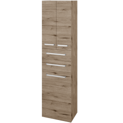 Dřevojas - Vysoká skříň s košem na prádlo DOS SVD3Z2K 50 - D23 Herkules / Úchytka T01 / D23 Herkules (458843A)
