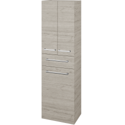 Dřevojas - Vysoká skříň s košem na prádlo DOS SVD3ZK 50 - D05 Oregon / Úchytka T03 / D05 Oregon (356705C)