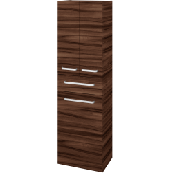 Dřevojas - Vysoká skříň s košem na prádlo DOS SVD3ZK 50 - D06 Ořech / Úchytka T01 / D06 Ořech (356712A)