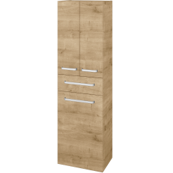 Dřevojas - Vysoká skříň s košem na prádlo DOS SVD3ZK 50 - D09 Arlington / Úchytka T01 / D09 Arlington (356736A)