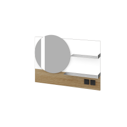 Dřevojas - Zrcadlo INVENCE ZCOPE 90 - Q02 (L01+A01) (325749)