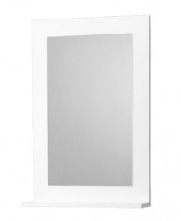 Dřevojas - Zrcadlo PLUTO ZCP 55 - N01 Bílá lesk (59661)