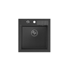 Dřez Quadron PETER110 černá nerez elem HCQP5052CZK (PETER110BLNRZ)