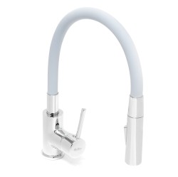 Dřezová baterie Ceramia S-Line Pro se silikonovým ramínkem šedá/chrom SIKOBSLPRO290S2F (SIKOBSLPRO290S2F)