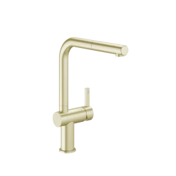 Dřezová baterie KWC Bevo E, 3600018013, zlatá Brushed Gold (3600018013)