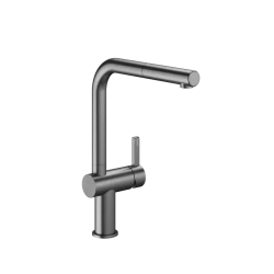 Dřezová baterie KWC Bevo E, 3600018032, grafit - Brushed Graphite (3600018032)